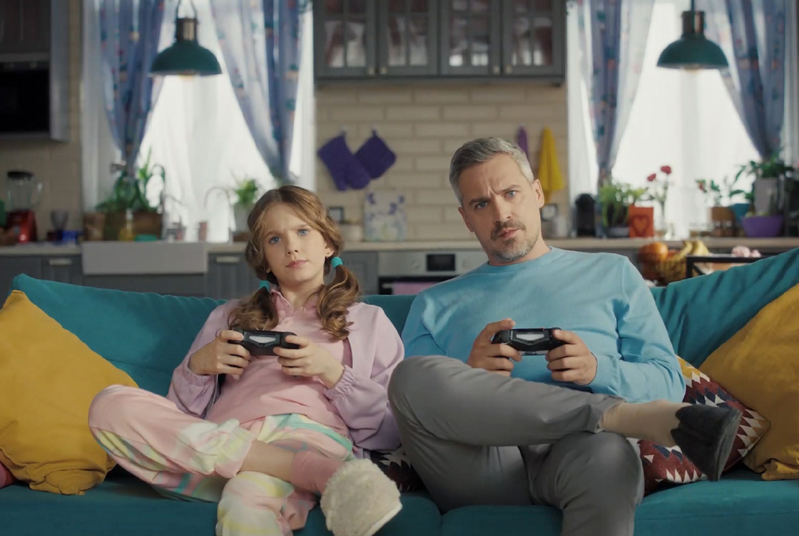 Папа и Катя